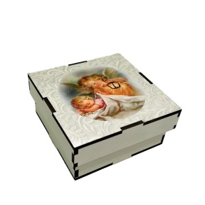 CXM75977 - Caixinha Anjinho MDF - 10x10cm