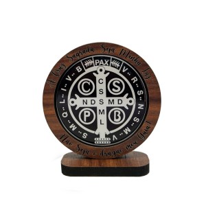 AO295380 - Pedestal São Bento Resinado - 7,5x7cm 