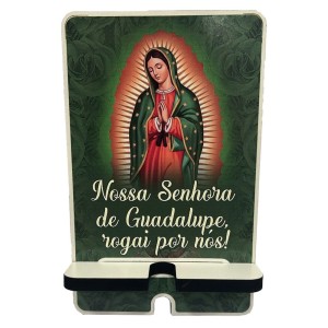 DR11820 - Porta Celular N. Sra. De Guadalupe MDF - 15,5x10cm