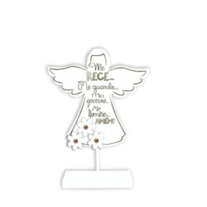 PE727003 - Pedestal Anjo da Guarda - 17,5x13cm