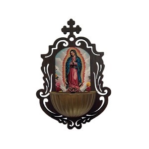 PI380020 - Pia de Água Benta N. Sra. De Guadalupe - 19,5x15cm 