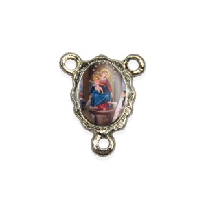 ET1671013P5 - Entremeio N. Sra. do Rosário Resinado c/ 5un. - 1,9x1,5cm