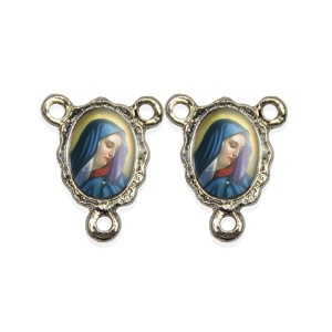 ET1672004P5 - Entremeio N. Sra. das Dores Duplo Resinado c/ 5un. - 1,9x1,5cm