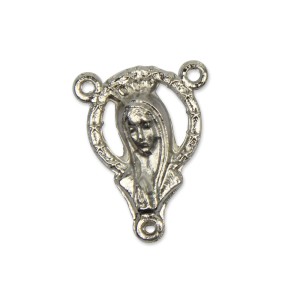 ET1650030P2 - Entremeio Nossa Senhora Níquel c/ 2un. - 3x2cm