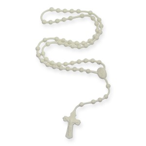 TE171001 - Terço Silicone Branco - 39cm