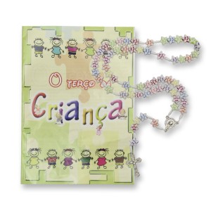 TE720050 - Terço c/ Oração da Criança Estrela - 26cm