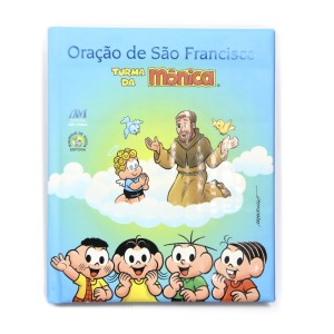 LI726569 - Oração de São Francisco (Turma da Mônica) - 18x15cm