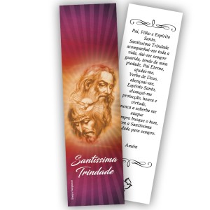 MP66304P6 - Marcador de Página Santissíma Trindade c/ 6un. - 18x5cm