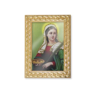 QD91022 - Quadro Santa Luzia - 13x18cm