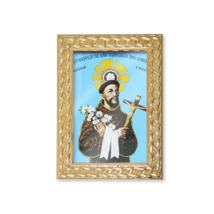 QD91118 - Quadro São Francisco das Chagas - 13x18cm